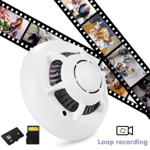 Kamera Szpiegowska ukryta w Czujce Dymu iUni D103, Wi-Fi, Oglądanie w rozdzielczości 4K, Gniazdo karty MicroSD - Img 5