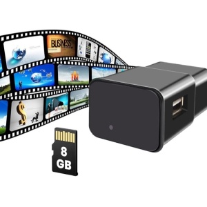 Ładowarka USB iUni IP1000 z kamerą szpiegowską iUni IP1000, 8 GB, WiFi, 4K View, Audio-Video, P2P - Img 3