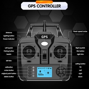 Łódka Zanętowa iUni V060, GPS, 5200mAh, 500m, 2kg, 10km/h, Zdalne sterowanie 2.4GHz - Img 11