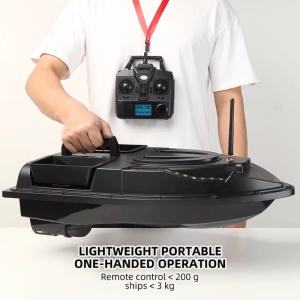 Łódka Zanętowa iUni V700, 2 Pojemnikami, Pojemność 1.5 kg, 500m, 12000mAh, 5.4km/h, Zdalne sterowanie 2.4GHz - Img 3