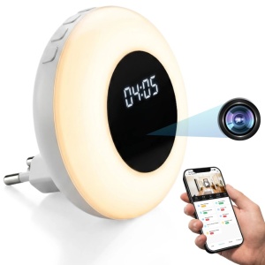 Mała kamera iUni IP71, Wi-Fi, Full HD, Widzenie w nocy, Gniazdo na kartę microSD