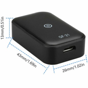 Mini lokalizator GPS iUni GF21 iUni GF21 z mikrofonem szpiegowskim GSM, SOS, śledzeniem i namierzaniem GPS, aktywacją głosową - Img 10