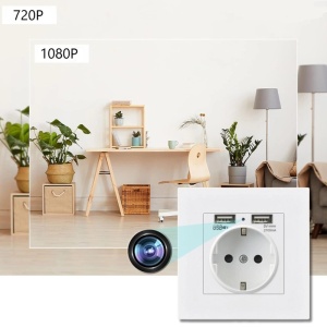 Mini uchwyt ścienny iUni PR1, Wi-Fi, Full HD, 2 porty USB-A, podgląd na żywo w telefonie, gniazdo kart MicroSD - Img 7