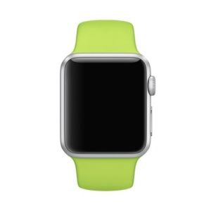 Pasek iUni kompatybilny z Apple Watch Ultra/SE/8/7/6/5/5/4/3/2/1, 38 mm, silikonowy, zielony - Img 3