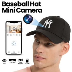 Sapca iUni iUni H15 Mini kamera, Wi-Fi, 32GB, Full HD, podgląd na żywo w telefonie - Img 2