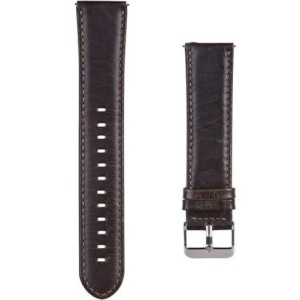 Skórzany pasek do smartwatcha Samsung Galaxy Watch 4, Watch 4 Classic, Gear S2, iUni 20 mm Vintage Dark Coffee - Img 3