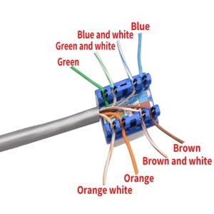 Gniazdo internetowe RJ45, Cat6, bezpieczna szklana ramka, iUni SD, czarny - Img 5