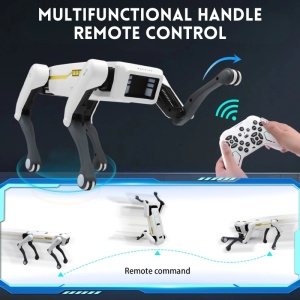 iUni 8002 Inteligentny Robot Pies, Zdalne Sterowanie, Aplikacja, Polecenia Głosowe, Programowalny, Ponad 25 Interaktywnych Funkcji, Taniec, Historie, Muzyka - Img 3