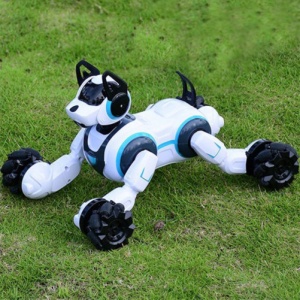 iUni 800A Inteligentny robot sterowany gestami i pilotem, obrót 360°, biały - Img 7