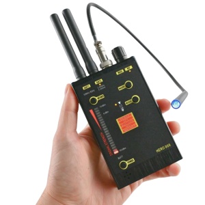 iUni RF009 Profesjonalny detektor mikrofonowy GSM 3G/4G LTE, Bluetooth i WiFi iUni RF009, detektor fal magnetycznych i elektromagnetycznych - Img 1