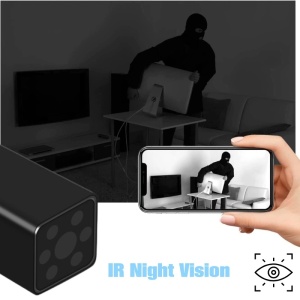 iUni W25 Mała kamera Wi-Fi, Full HD, 16GB, 3600mAh, noktowizor - Img 5