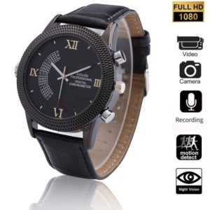 iUni WP50 Zegarek szpiegowski z kamerą Full HD iUni WP50, noktowizor, zdjęcia, wideo, rejestrator wideo, 32 GB - Img 2