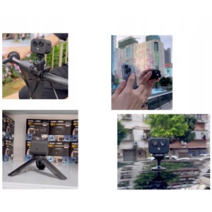 Kamera szpiegowska iUni D3 z podwójnym obiektywem, Wi-Fi, 4K, 170 stopni, czujnik ruchu, audio-wideo, foto - Img 6