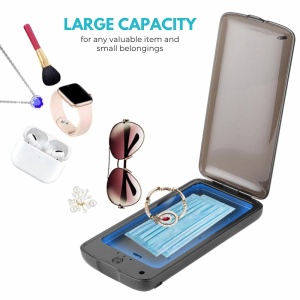 Ładowarka bezprzewodowa Fast Charge 10 W z funkcją czyszczenia UV-C iUni X17 - Img 7