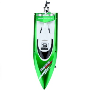 Łódka z pilotem i 2 bateriami iUni FT009i Top Speed Racing Flipped Flipped Boat, zielony - Img 2