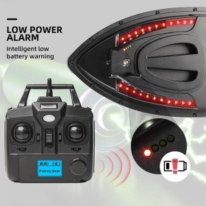 Łódka Zanętowa iUni V700, 2 Pojemnikami, Pojemność 1.5 kg, 500m, 12000mAh, 5.4km/h, Zdalne sterowanie 2.4GHz - Img 4
