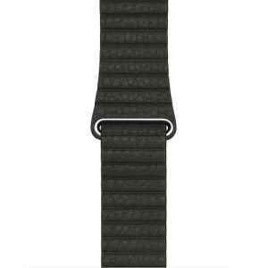 Pasek do zegarka iUni kompatybilny z Apple Watch Ultra/SE/8/7/6/5/5/4/4/3/2/1, 38 mm, skórzana pętla, skóra, ciemnoszary - Img 2