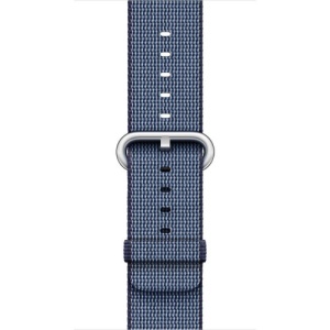 Pasek iUni kompatybilny z Apple Watch Ultra/SE/8/7/6/5/4/3/2/1, 40 mm, nylonowy, tkany, Midnight Blue - Img 3
