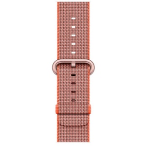 Pasek iUni kompatybilny z Apple Watch Ultra/SE/8/7/6/5/5/4/4/3/2/1, 40 mm, nylonowy, tkany pasek, czerwony aksamitny - Img 3
