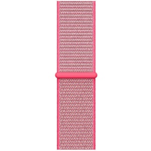 Pasek iUni kompatybilny z Apple Watch Ultra/SE/8/7/6/5/5/4/4/3/2/1, 42 mm, nylonowy sportowy, tkany pasek, różowy elektryczny - Img 2