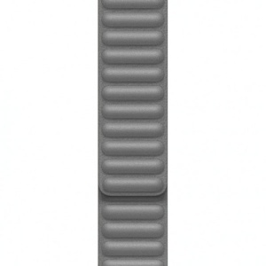Pasek iUni kompatybilny z Apple Watch Ultra/SE/8/7/6/5/5/4/4/3/2/1, 44 mm, skórzane ogniwo, szary - Img 3