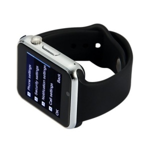 Smartwatch iUni A100i z telefonem, BT, wyświetlaczem LCD 1,54 cala, kamerą, czarny - Img 3
