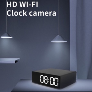 Zegar Szpiegowski z kamerą iUni IP33, Wi-Fi, Full HD, 150 stopni, Noktowizor, Czujnik ruchu, P2P - Img 3