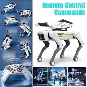 iUni 8006 Inteligentny Robot Pies z Kulkami Hydrożelowymi, Rozszerzalny w Wodzie, Zdalne Sterowanie, Aplikacja, Polecenia Głosowe, Programowalny, Ponad 25 Interaktywnych Funkcji - Img 5
