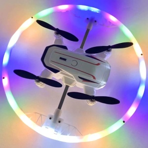 iUni BK2 Mini Drona, Quadcopter, wielokolorowe światła LED, akrobacje 360°, pilot zdalnego sterowania 2,4 GHz - Img 8