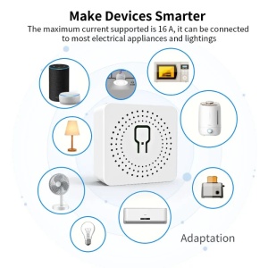 iUni DS2 Mini Smart Relay, WiFi, 16A, Smart Life / Tuya APP, programowalny, sterowanie głosowe - Img 4