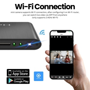 iUni H8 Mini kamera zewnętrzna z akumulatorem, Wi-Fi, 16 GB, Full HD, Night View, 5000 mAh - Img 5