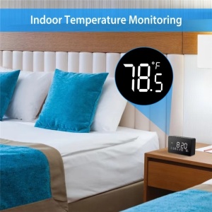 iUni IP61, Wi-Fi, 32 GB, Full HD, noktowizor, termometr wewnętrzny - Img 9