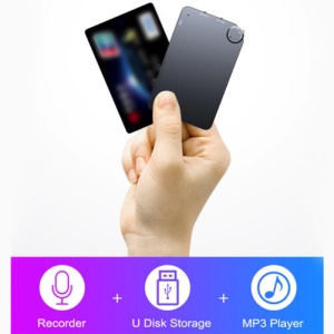 iUni K2 iUni K2 Mini rejestrator szpiegowski, 32 GB, 200 godzin, aktywacja głosem, odtwarzacz MP3 - Img 3