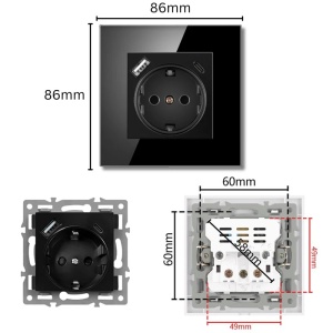 iUni UC1, 16A, porty USB-A i USB-C, iUni UC1, 16A, czarny - Img 8