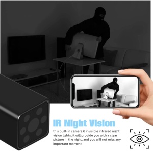iUni W25 Mini kamera Wi-Fi w zewnętrznej baterii, 3600 mAh, Full HD, noktowizor - Img 5