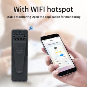 Kamera ciała iUni M8 Plus, Wi-Fi, Noktowizor, Obiektyw Obrotowy 90° - Img 5