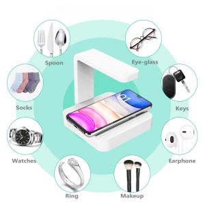 Ładowarka bezprzewodowa Fast Charge 10 W z funkcją czyszczenia UV-C iUni X15 - Img 7