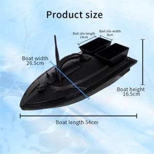 Łódka Zanętowa iUni FB01, 18000mAh, 2 Pojemnikami, Pojemność 1.5 kg, 200m, Zdalne sterowanie 2.4GHz - Img 10