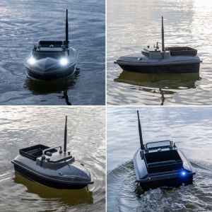 Łódka Zanętowa iUni V060, GPS, 5200mAh, 500m, 2kg, 10km/h, Zdalne sterowanie 2.4GHz - Img 3