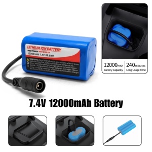 Łódka Zanętowa iUni V805, 12 000 mAh, 1,5 kg, 500 m, 15 km/h - Img 4