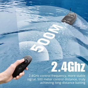 Łódka Zanętowa iUni V805, 3500 mAh, 1,5 kg, 500 m, 15 km/h - Img 6
