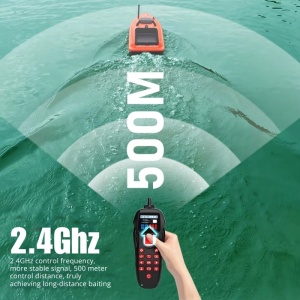 Łódka Zanętowa iUni V805 GPS, 12000 mAh, 1,5 kg, 500 m, 15 km/h - Img 10