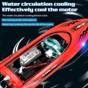 Łódź zdalnie sterowana iUni HJ811, RC Racing Speed Boat Drift, prędkość 25 km/h, 2.4GHz - Img 6