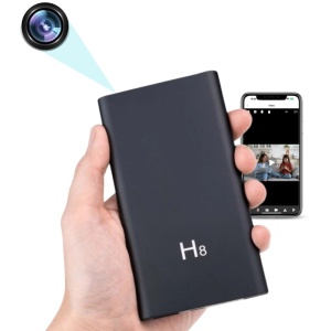 Mała kamera iUni H8, Wi-Fi, Full HD, Widzenie nocne, 5000mAh, Slot na kartę microSD