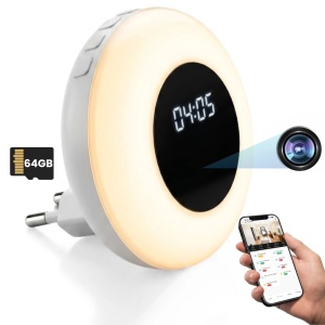 Mała kamera iUni IP71, Wi-Fi, 64GB, Full HD, Widzenie w nocy, Podgląd na żywo na telefonie