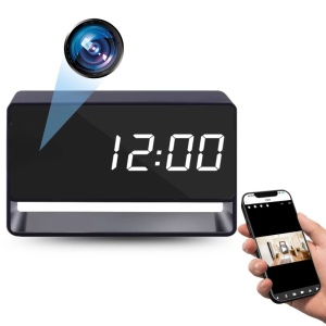 Mini Camera Ceas Birou iUni IP27 Mini, Full HD, 150°, Vedere Nocturna, Vizualizare Live pe telefon - Img 1