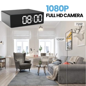 Mini Camera Ceas Birou iUni IP33, Full HD, 150°, Vedere Nocturna, Vizualizare Live pe telefon - Img 6