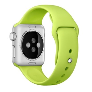 Pasek iUni kompatybilny z Apple Watch Ultra/SE/8/7/6/5/5/4/3/2/1, 38 mm, silikonowy, zielony - Img 1