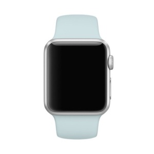Pasek iUni kompatybilny z Apple Watch Ultra/SE/8/7/6/5/5/4/3/2/1, 42 mm, silikonowy, turkusowy - Img 3