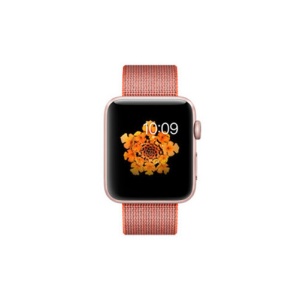 Pasek iUni kompatybilny z Apple Watch Ultra/SE/8/7/6/5/5/4/4/3/2/1, 40 mm, nylonowy, tkany pasek, czerwony aksamitny - Img 4